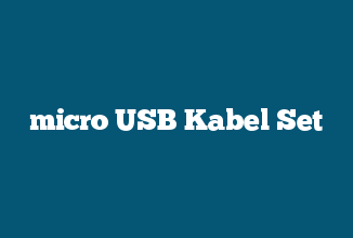 micro USB Kabel Set